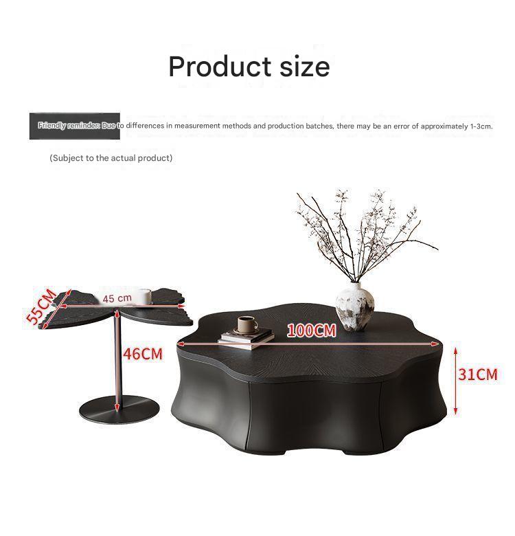 Luxury Italian Cloud Coffee Table With Butterfly Side Table