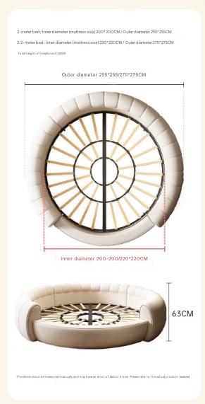 Luxury Round Lounge Sofa Bed