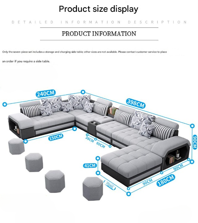 Modern Luxury Furniture Sofa Set