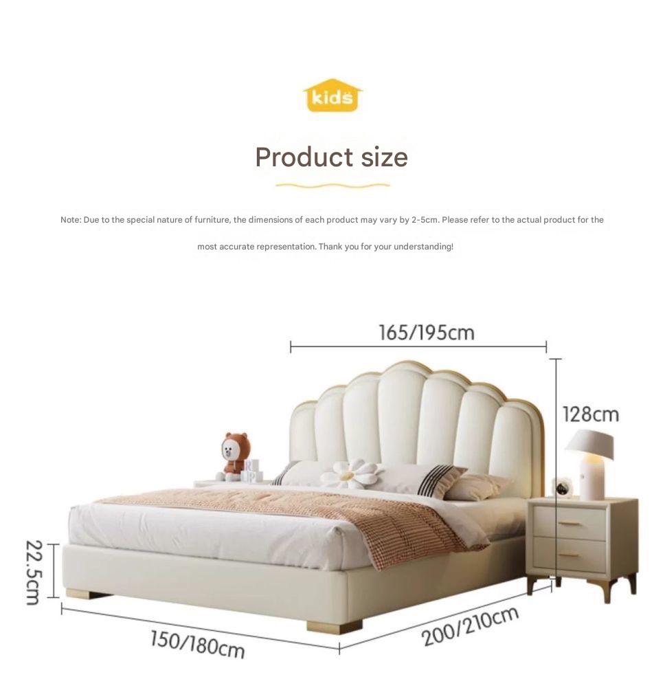 Luxury Leather King Size Bed