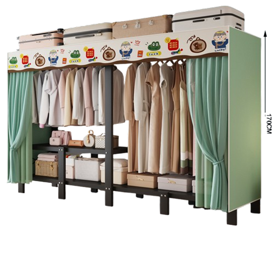 2.2 M Folding Cloth Storage Wardrobe
