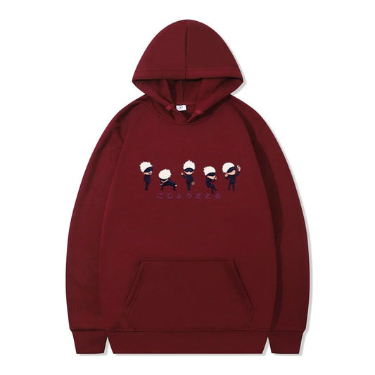 Unisex Jujutsu Kaisen Cute Gojo Hoodie