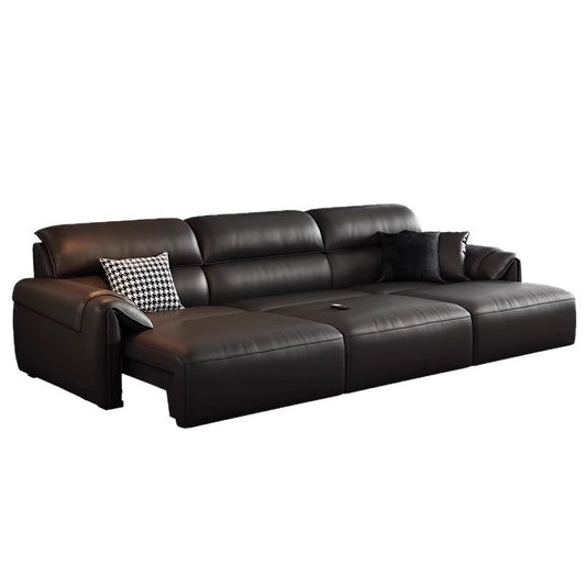 Italian MultiFunctional Retractable Cowhide Electric Leather Sofa