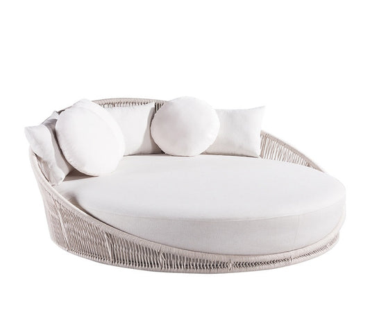 Luxury Outdoor Round Daybed Sofa with Cushions