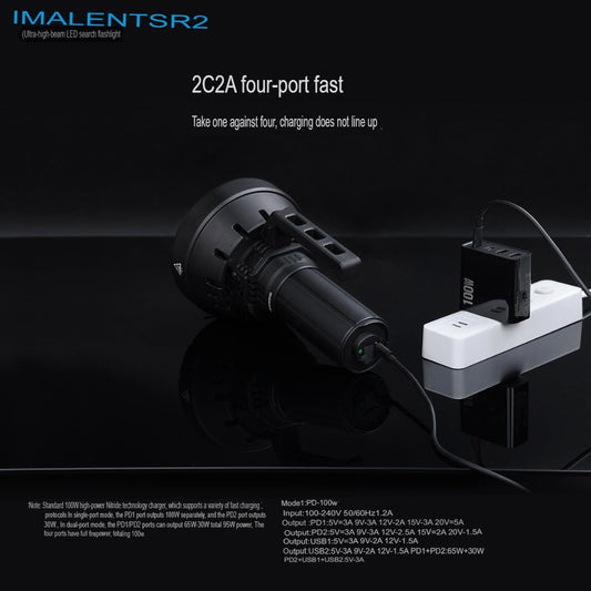 SR32 Ultra Bright 120000 Lumens Flashlight