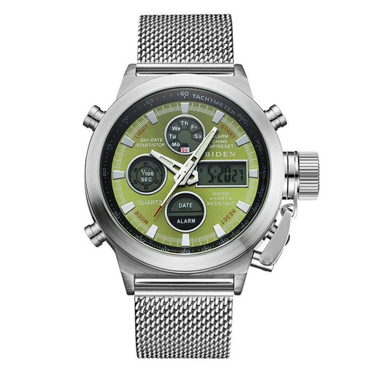 BIDEN Mens Digital Quartz Watch
