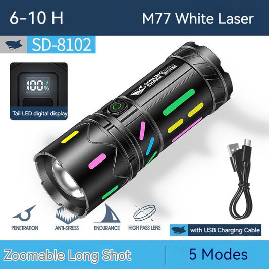 SMILING SHARK SD8102A Super Bright Flashlight