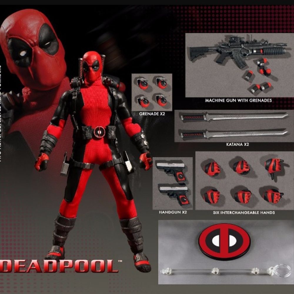 1:12 Deadpool Action Figure