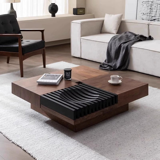 Multifunctional Wooden Tea Table