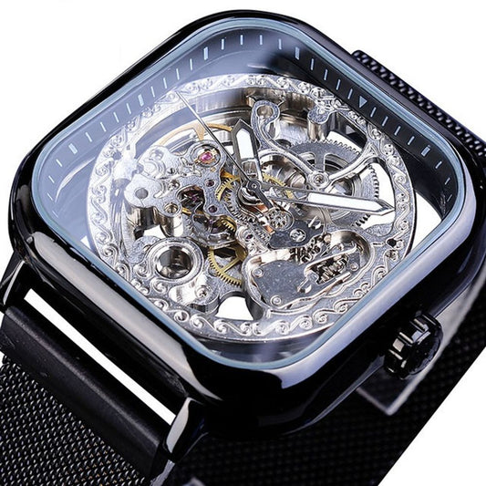 FORSINING Square Automatic Mechanical Watch