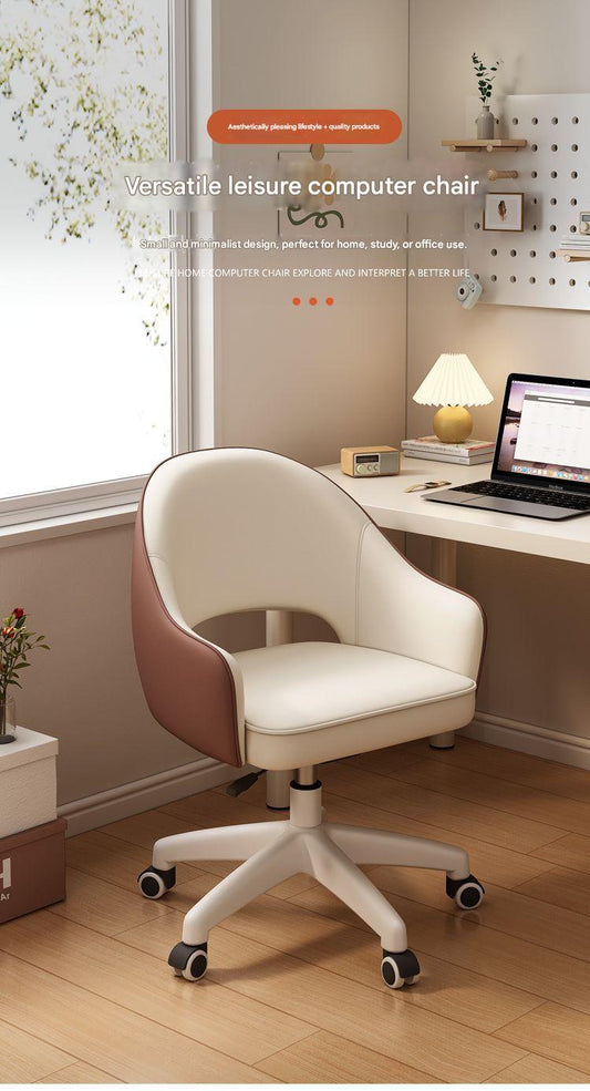 Luxury Swivel Vanity Chair with Wheels