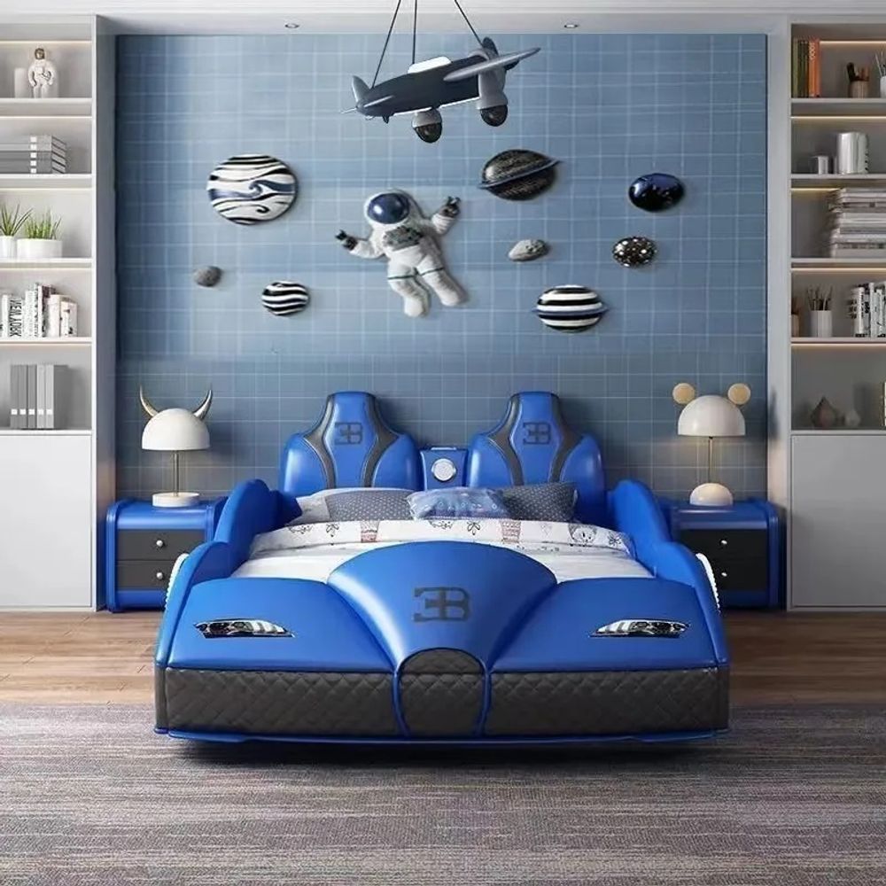 Creative Simple Car Childrens Bed