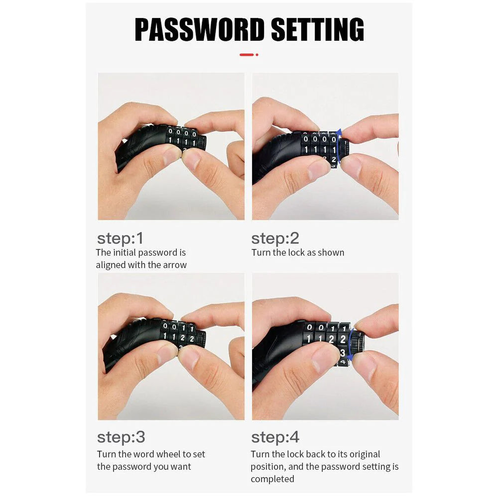 Portable Electric Bicycle Lock