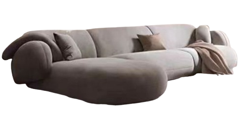 Luxury Curved L Shape Sofa