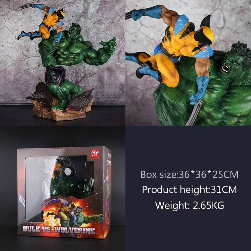 Wolverine VS Hulk Super Statue Action Figure
