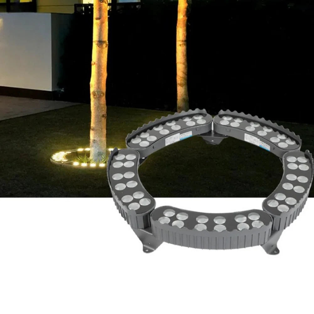 6 LED Heads 72W Outdoor Tree Pole Decor