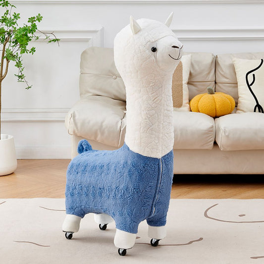 Alpaca Children Cartoon Small Animal Stool