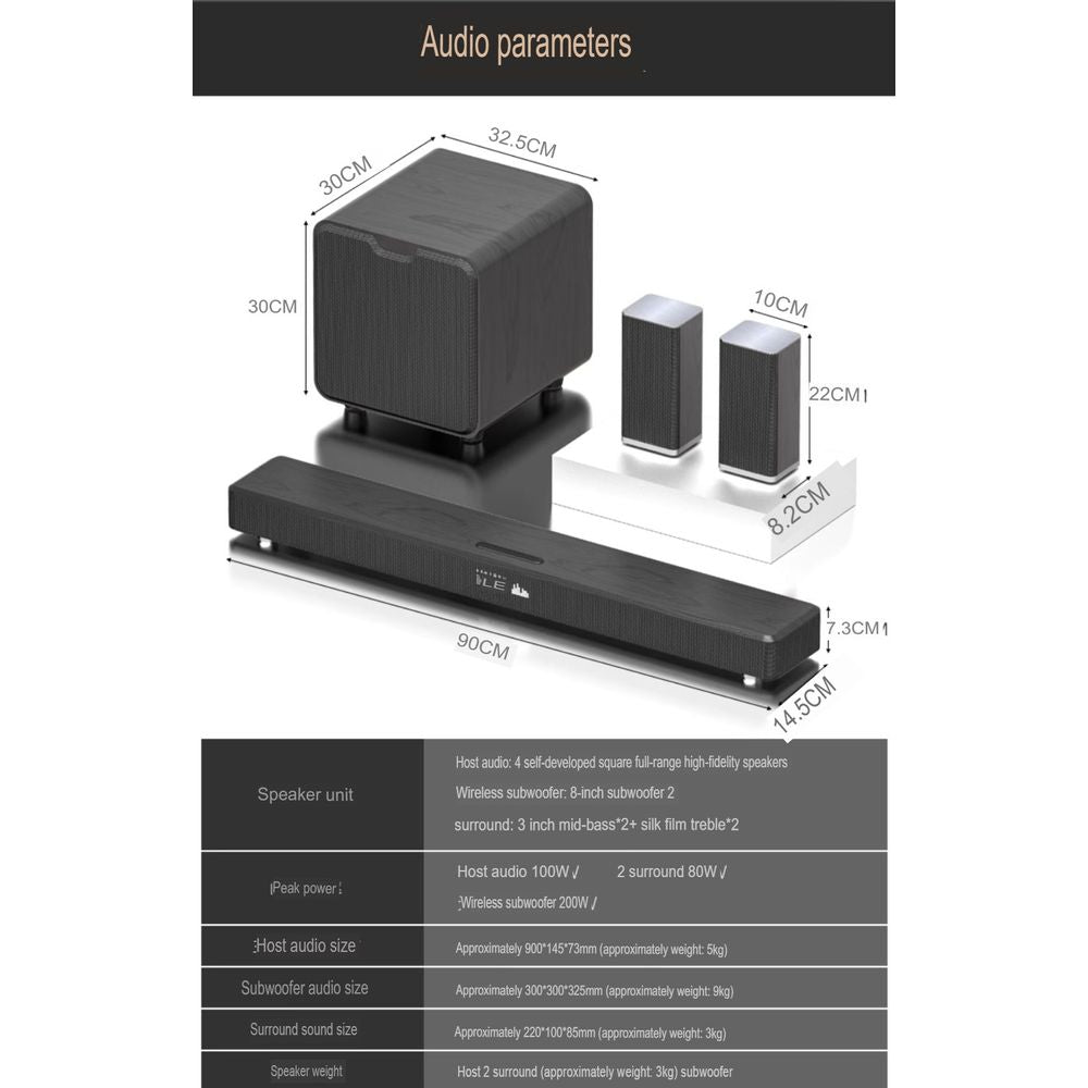 A18 Panoramic Wireless Karaoke Dolby Home Theater Set