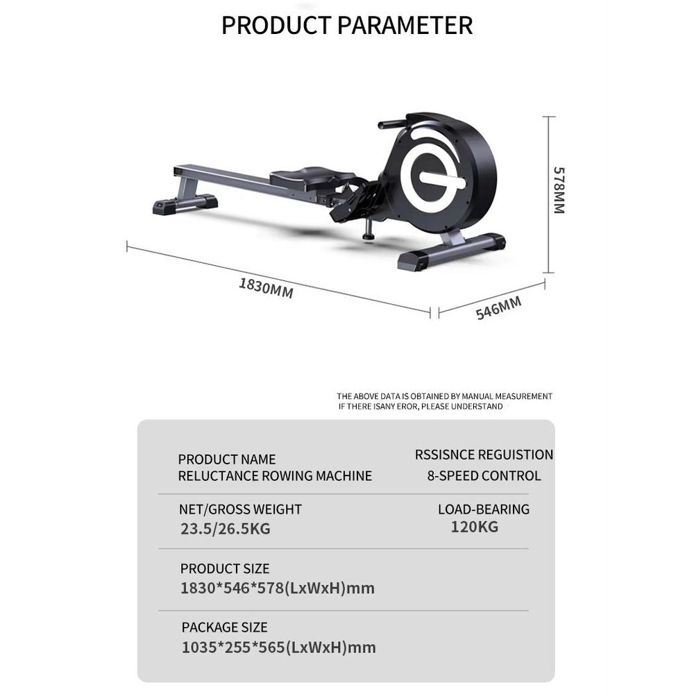 Fitness Gym Magnetic Rowing Machine