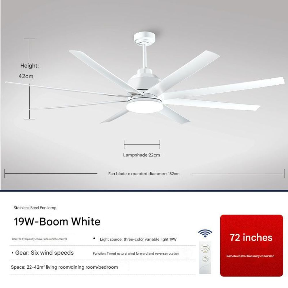 72 inches 220V Electric Light Ceiling Fan