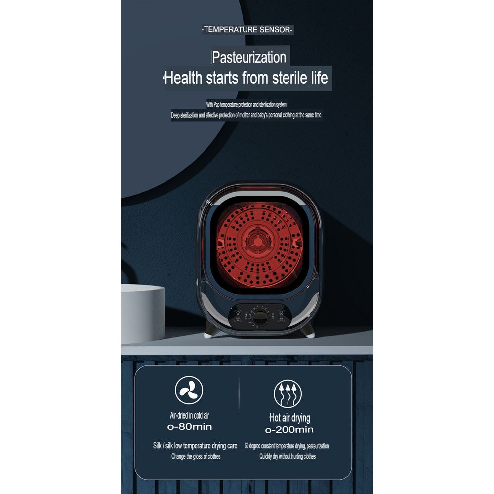 450W Mini Clothes Dryer Machine