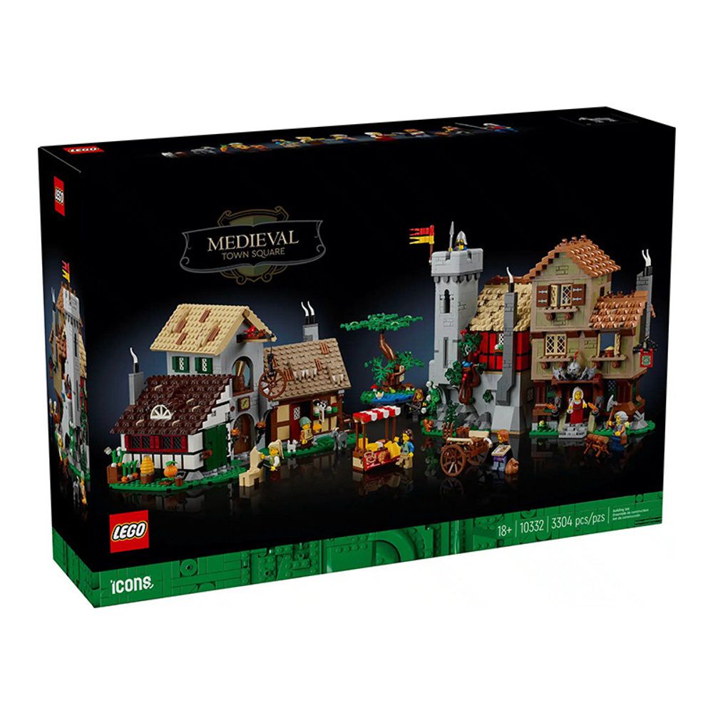 LEGO 10332 Medieval Town Square Building Blocks Set