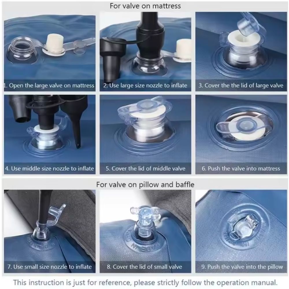 Bear Style Travel Foldable SUV Car Bed 7