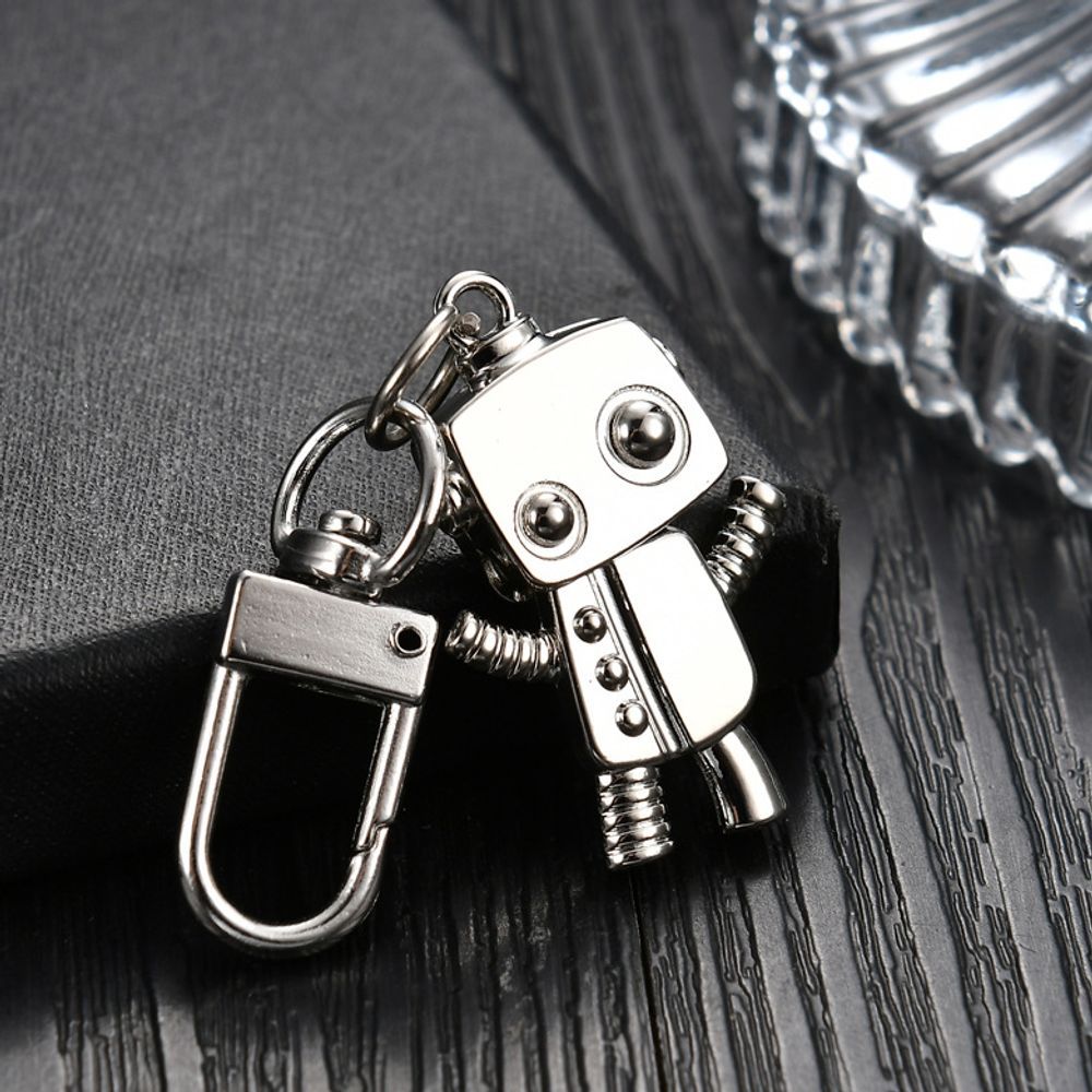 Creative Movable Robot Alloy Keychain 1