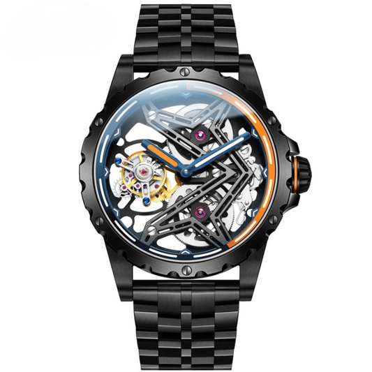 IDEALKNIGHT Tourbillon Automatic Mechanical Mens Watch 2