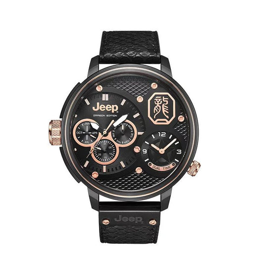 Jeep Wrangler Black Dial Strap Watch 1