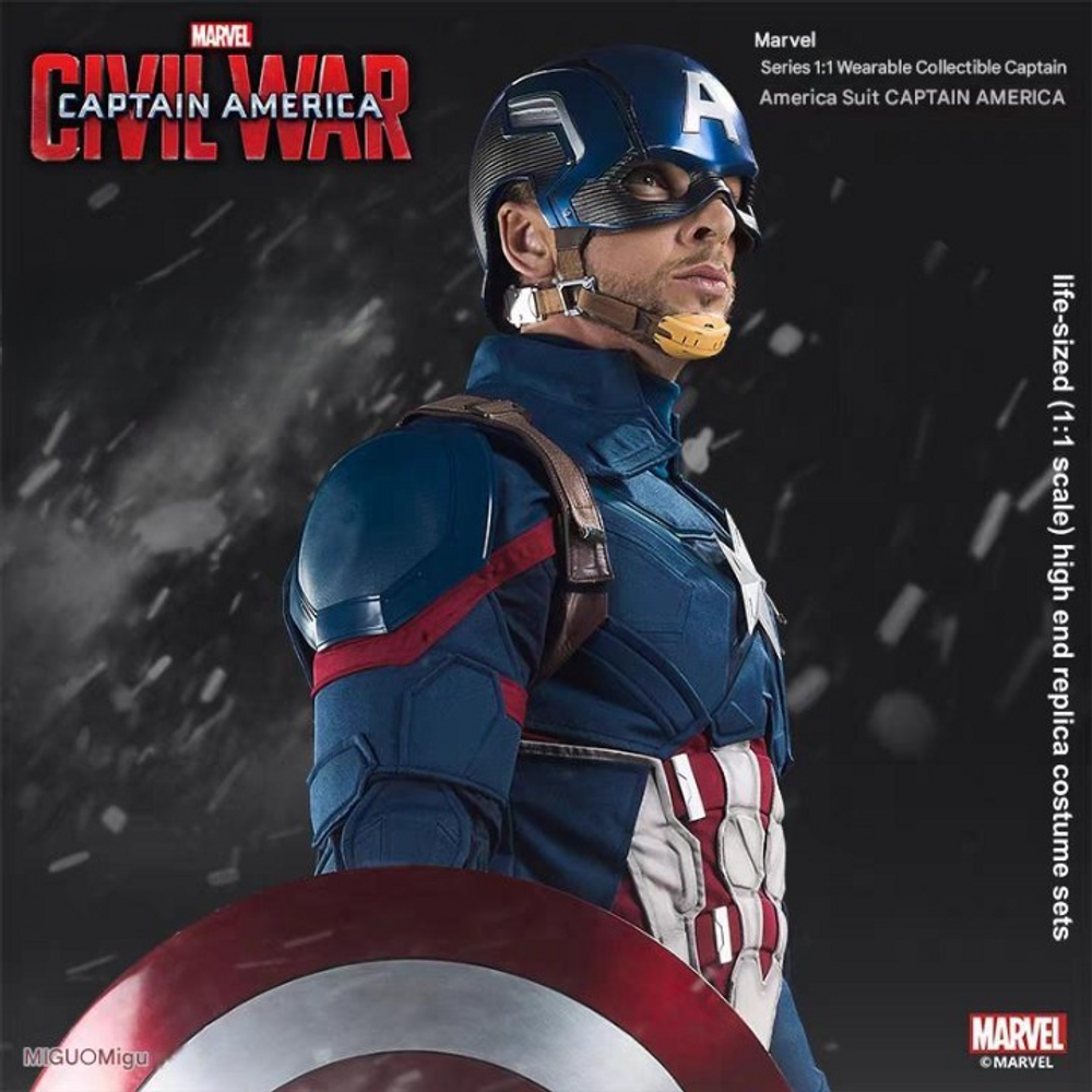Killerbody Captain America 1:1 Helmet Mask 5