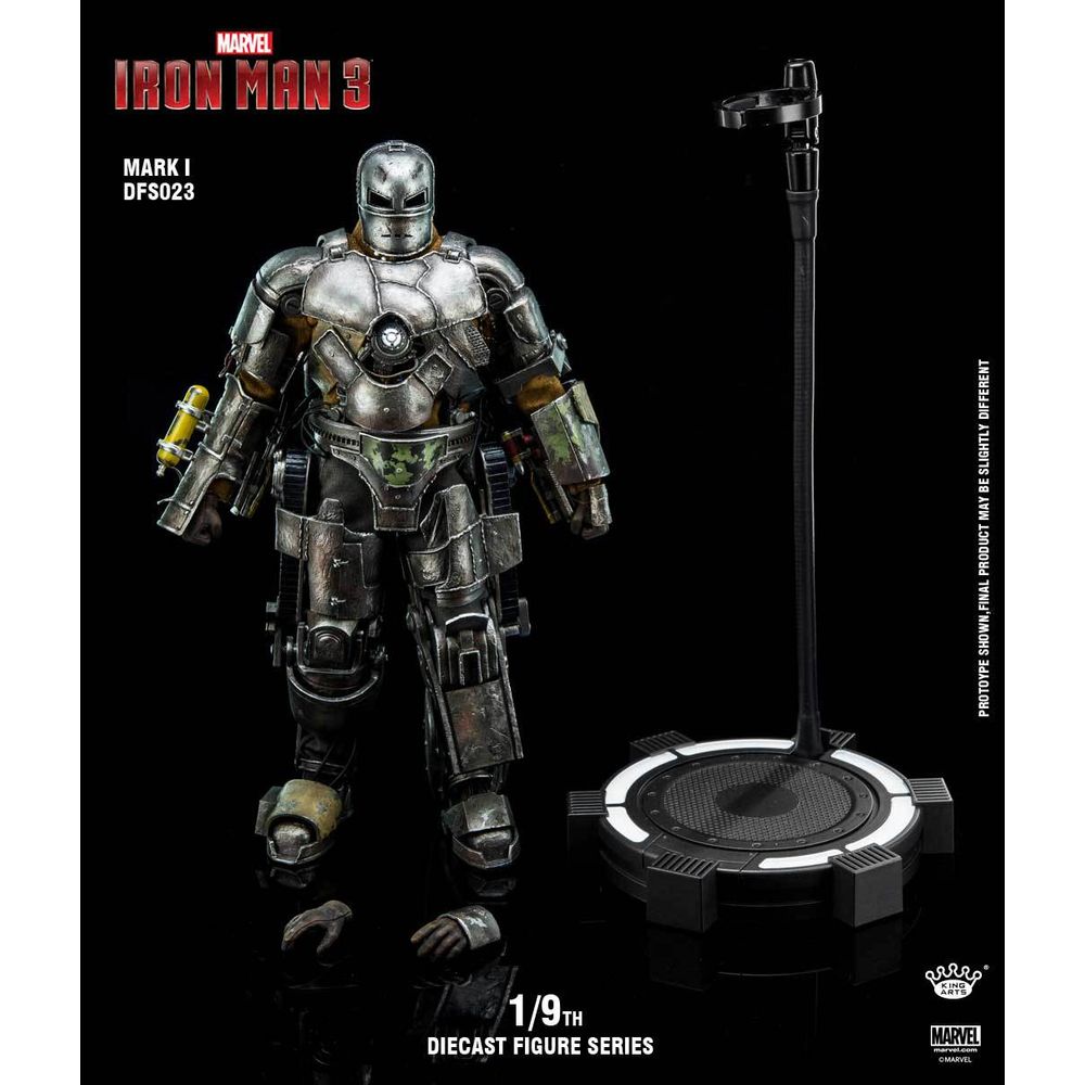 King Arts 1/9 Iron Man Mark 1 Alloy Action Figure 4