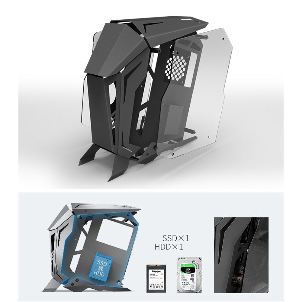 Lizard Dragon E-sports ATX CPU Cabinet Case 5