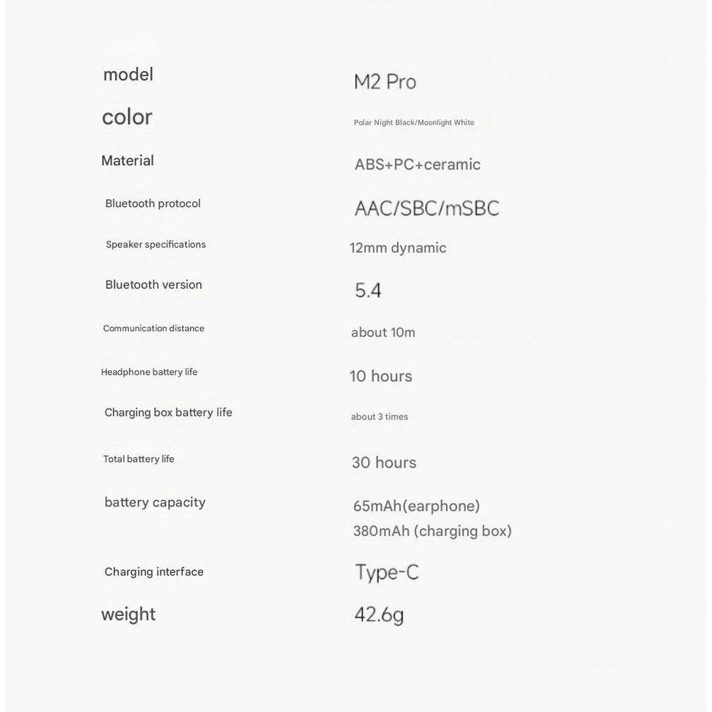 M2 Pro ANC Earbuds 8