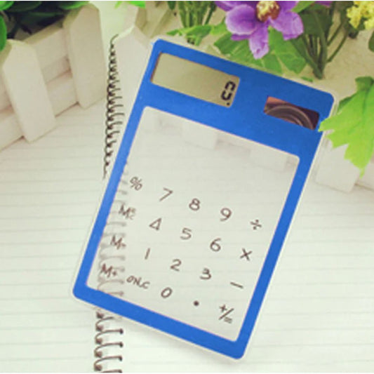Mini Transparent Solar Calculator 1