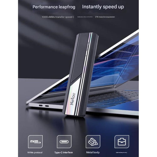 Netac ZX10 2TB Mobile Hard Disk Portable SSD 2