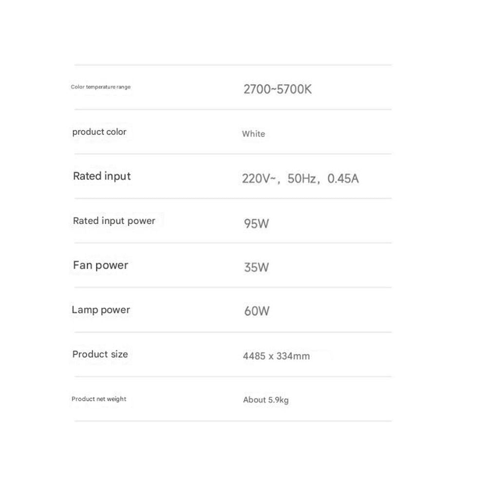 Xiaomi 42 inches Ceiling Fan Light 7