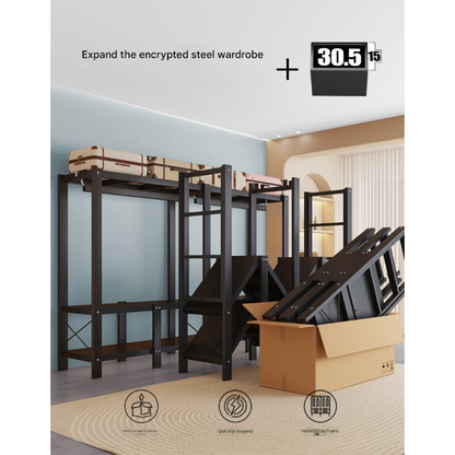 0.9M Folding Cloth Storage Wardrobe 5