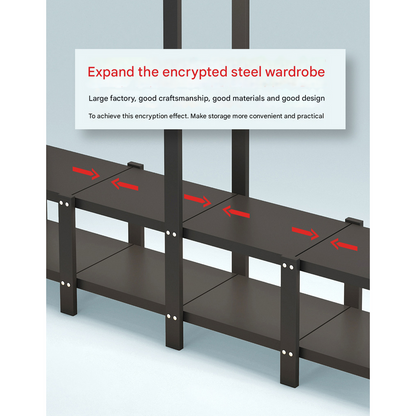 0.9M Folding Cloth Storage Wardrobe 7