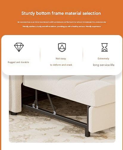 Multifunctional Folding Lambswool Sofa Bed