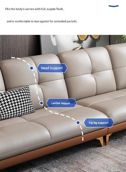 Italian Luxury Leather Sofa