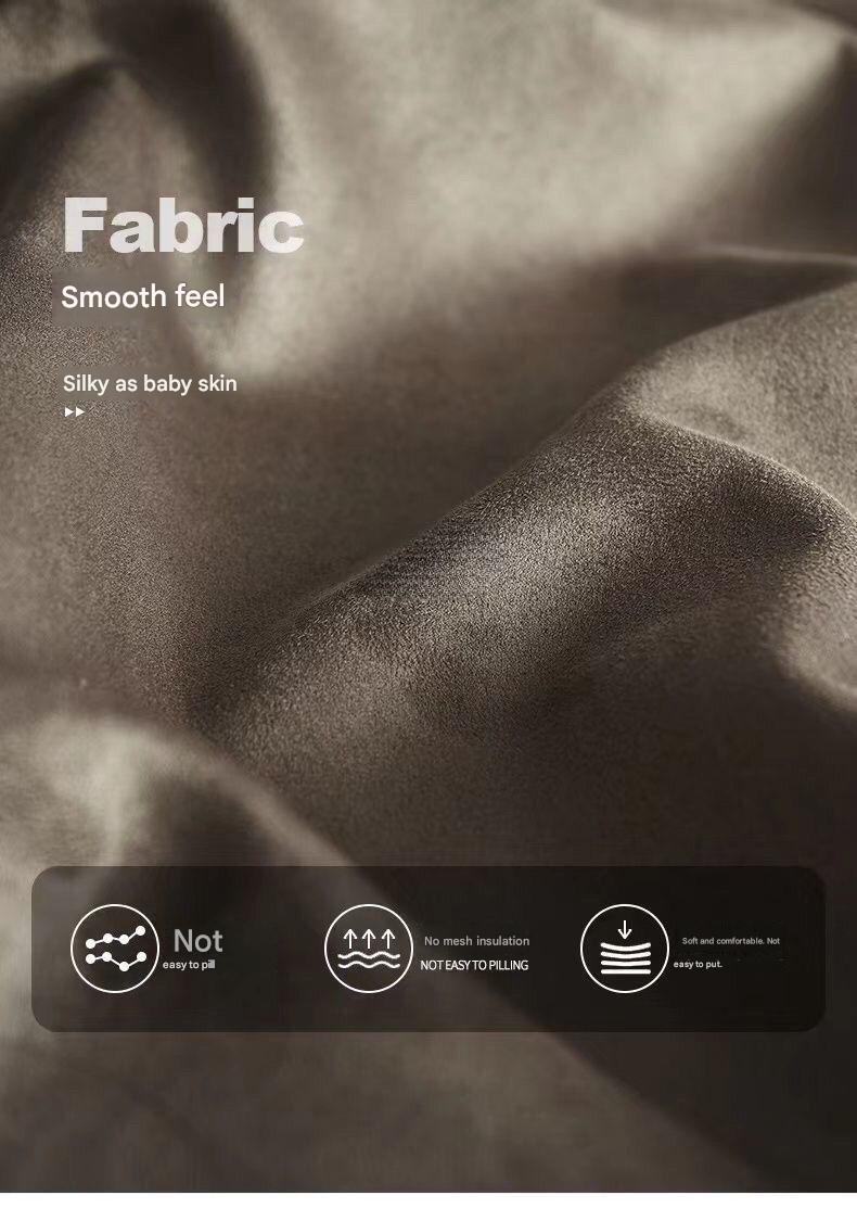 Luxury Fabric Sofa With Footstool