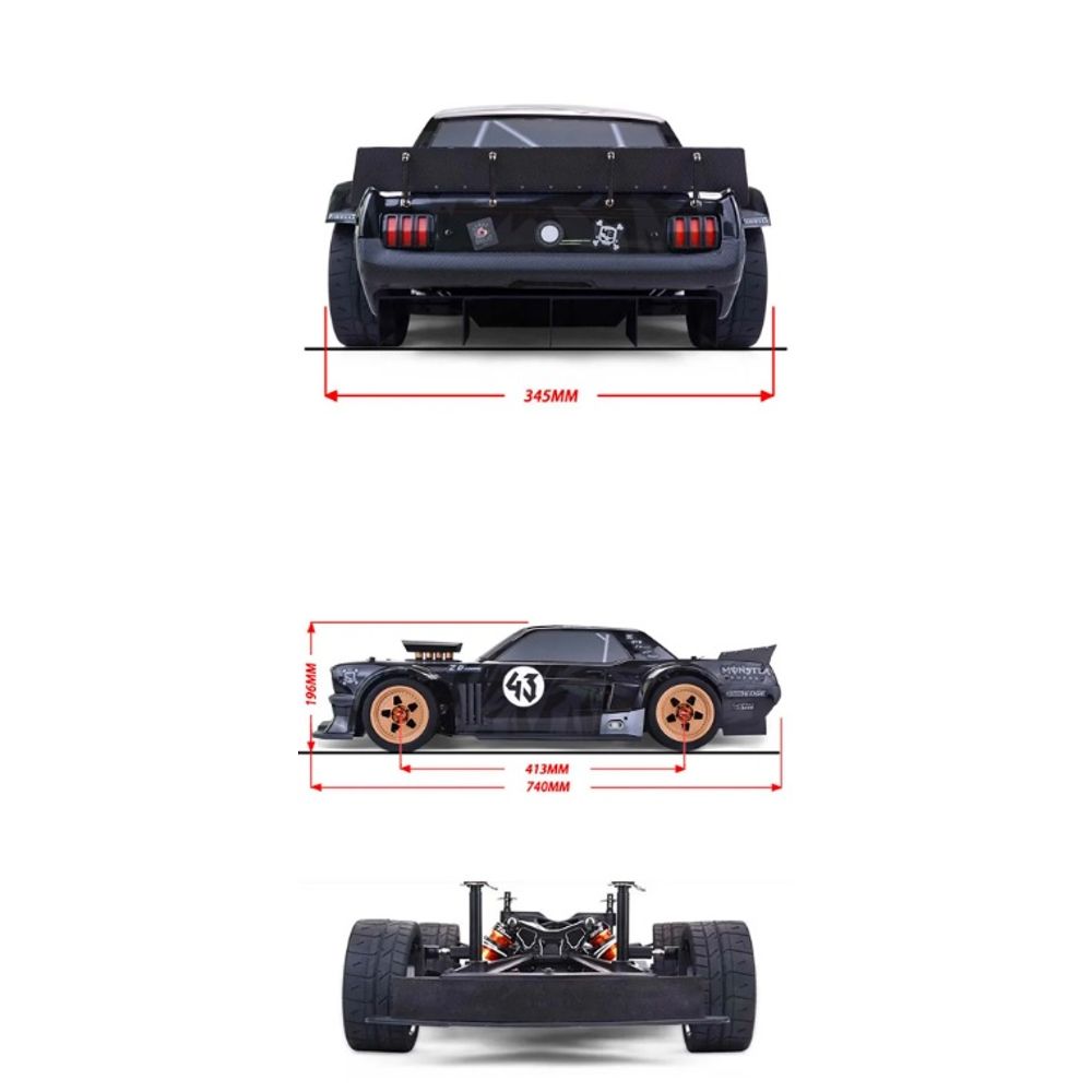 ZD 1/7 Scale Electric 130km/H Hyper Remote Control Car