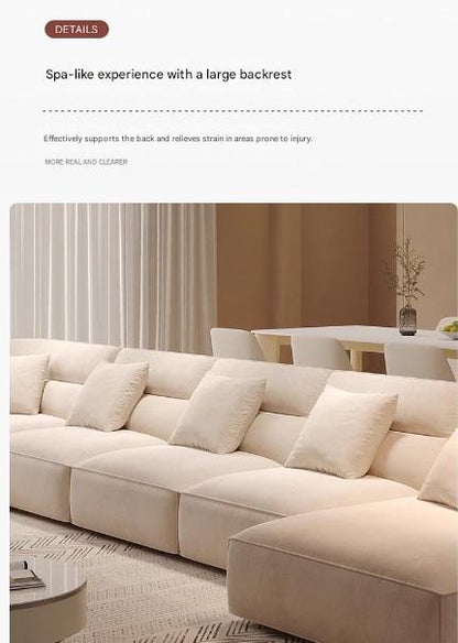 Modern Large Flat Corner Sectional Sofa Set