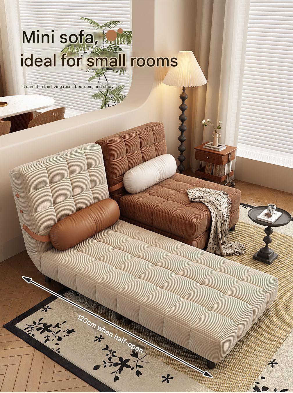 Retro Folding Multifunctional Dual purpose Sofa Bed
