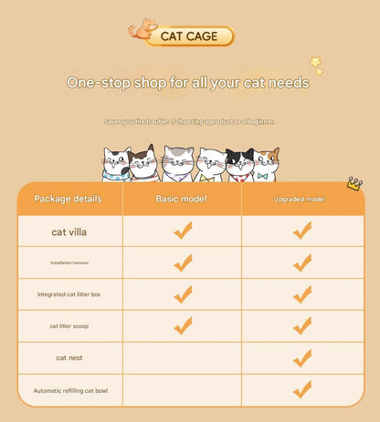 Luxury Indoor Multi Layer Cat Cage