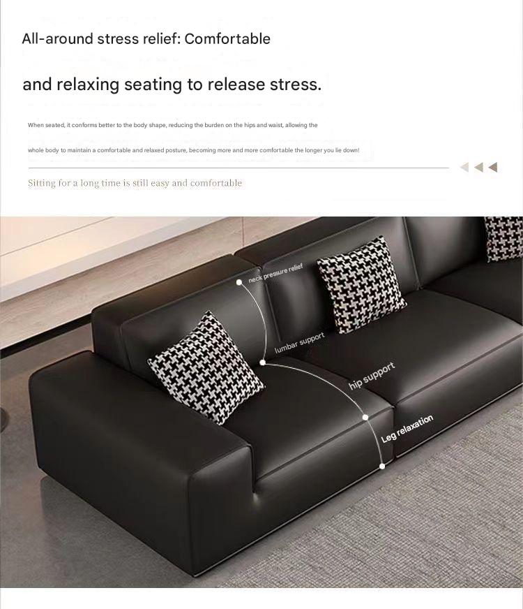 Luxury 3 Seater Leather Sofa