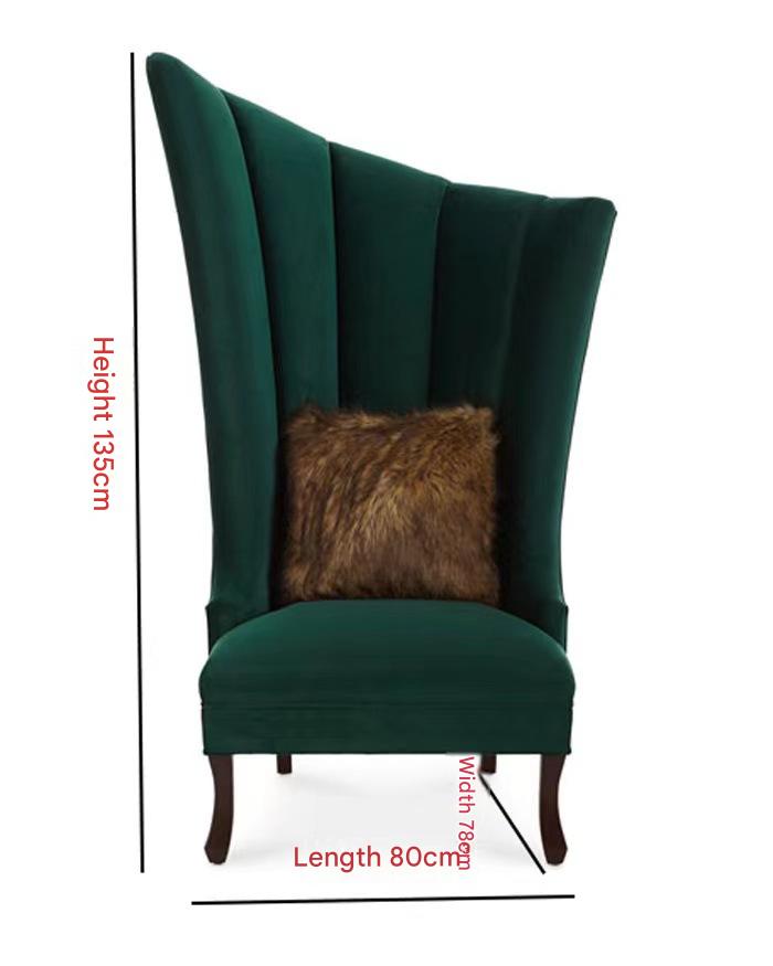 Modern Light Luxury High-Back Lounge Chair