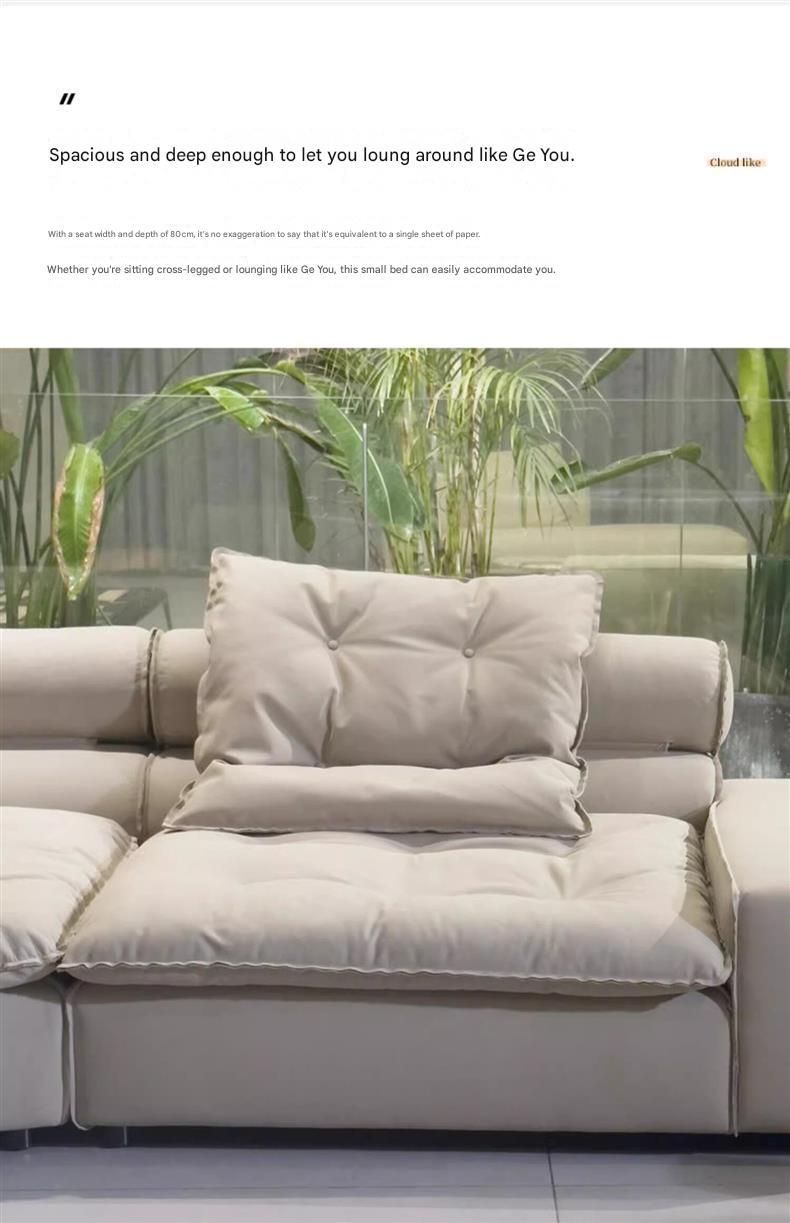 Modern Nubuck Leather Modular Sofa