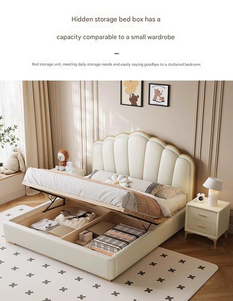 Luxury Leather King Size Bed